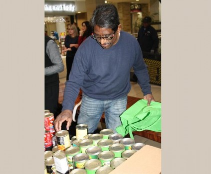 Vis Naicker plays his part for a good cause.