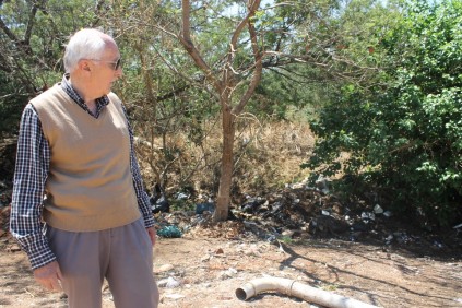 Livid… Ross Meldrum, a resident is tired of illegal dumping that takes place on Impala Road.