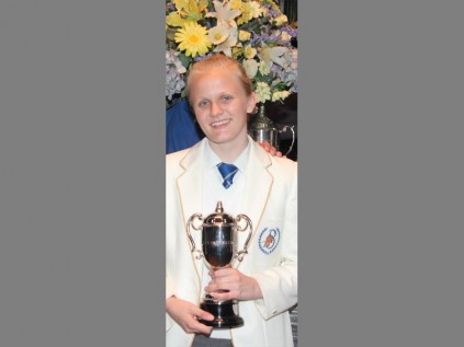 Ready for the next step... Charlene Smit received eight distinctions in her final exams.