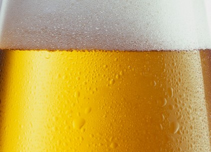 Condensation on Beer Glass