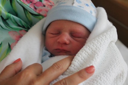 Little Prince... Levi Rickards arrived at 11.05am at 2.6kg.