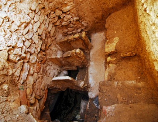 Ghadames, Tripolitania, Libya --- Libya, Ghadames, old stone latrines (UNESCO World Heritage Site) --- Image by © Anthony Asael/Art in All of Us/Corbis