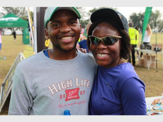 Great time... Robert Tebele and Chifundo Maseko.