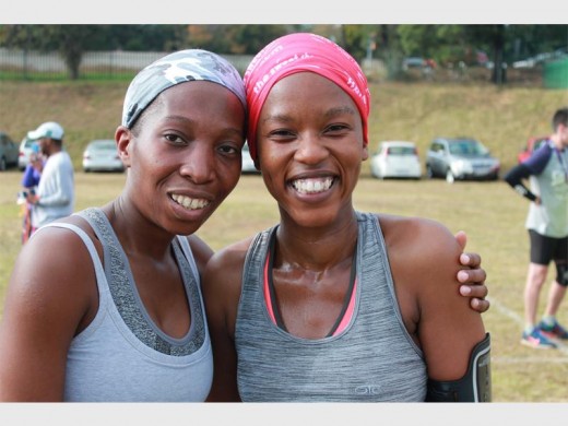 So much fun... Princess Dube and Vuyokuzi Ntombini.