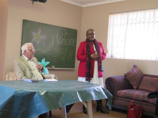 Ronald Creasy, Sabda chairperson, and Dr Florence Otieno, CEO of Tara Hospital.