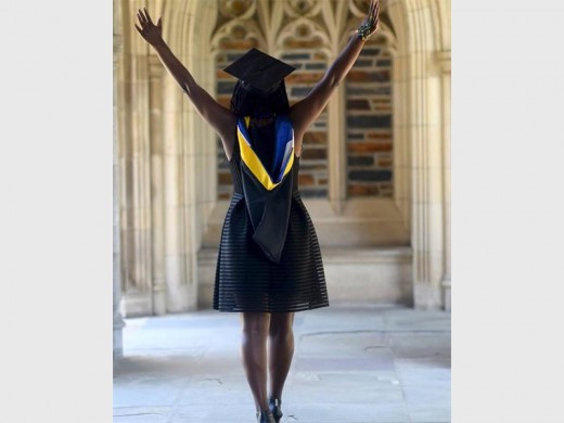 Busisiwe Sibeko who gratuated from Duke University in the United States of America.
