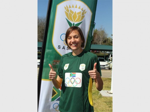 Christine Kalmer prepares to do her best at the 2016 Rio Olympics.