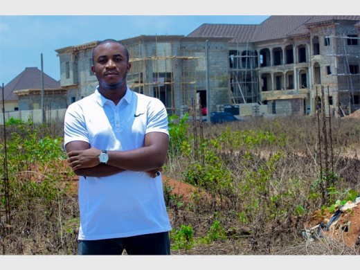 Obinwanne Okeke at one of his construction projects.