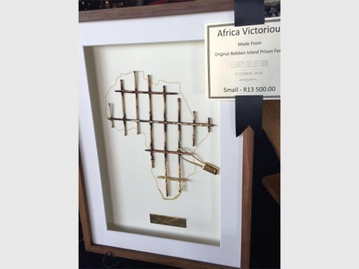 STRUGGLE ART: The Legacy Collection of art and jewellery is made from the original fence enclosing Robben Island.