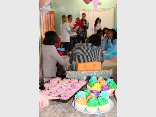 Thirty-four expectant mothers attend a baby shower arranged by Amy Westerman, the founder of The Grace Factory.