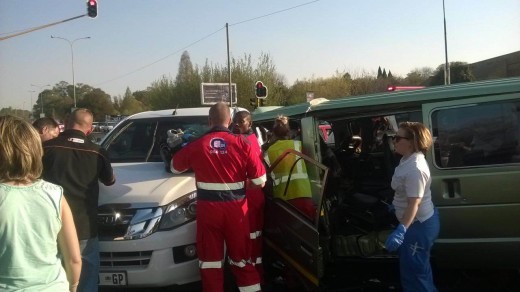 The scene of the accident.