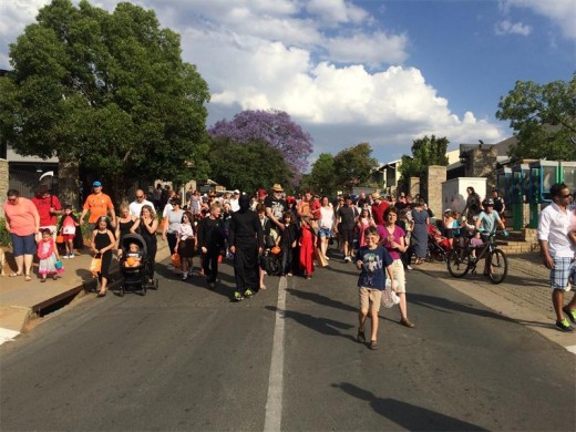 Kate Wardle orchestrated a Halloween parade and will continue to focus on residents coming together, next year.