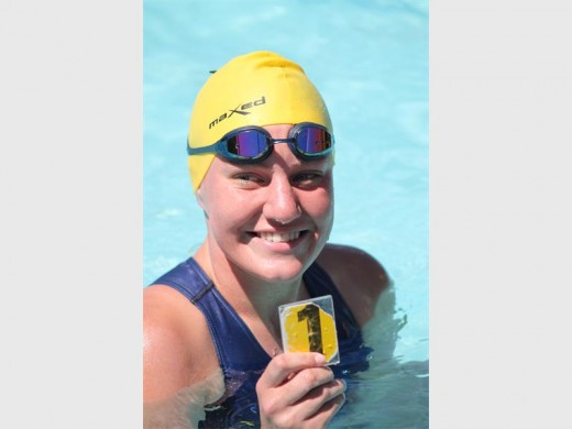 Paige Carter, senior girls' victrix ludorum.