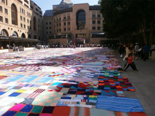 The KinitWits were involved in Nelson Mandela Day festivities that saw the community donate blankets to the needy.